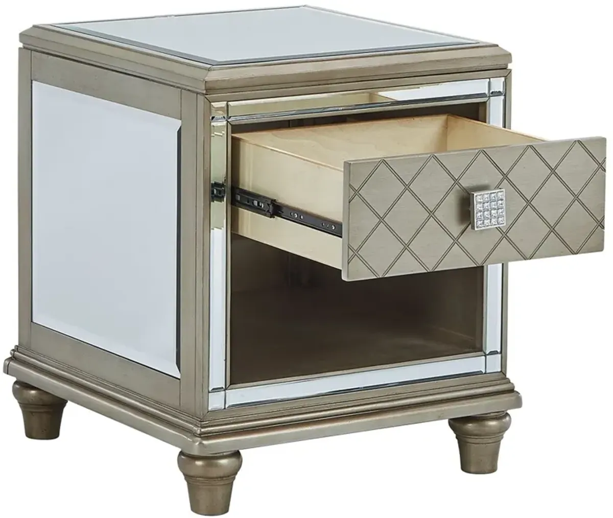 Chevanna - Platinum - Rectangular End Table