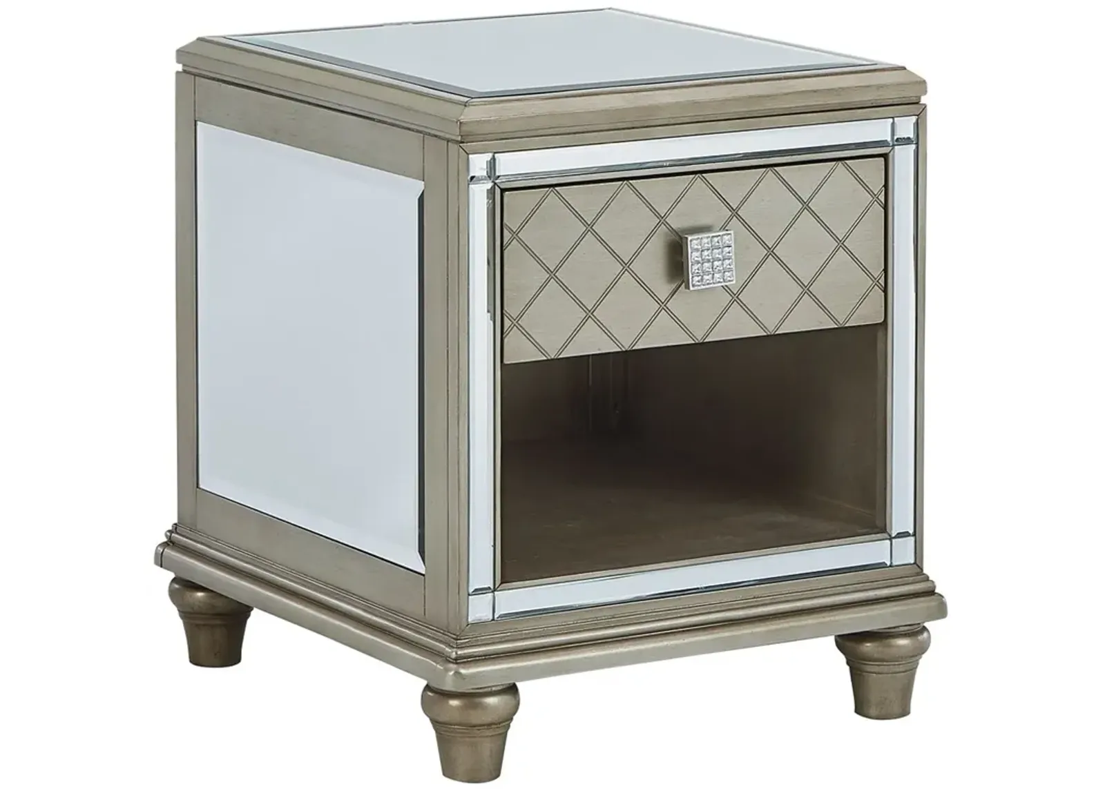 Chevanna - Platinum - Rectangular End Table