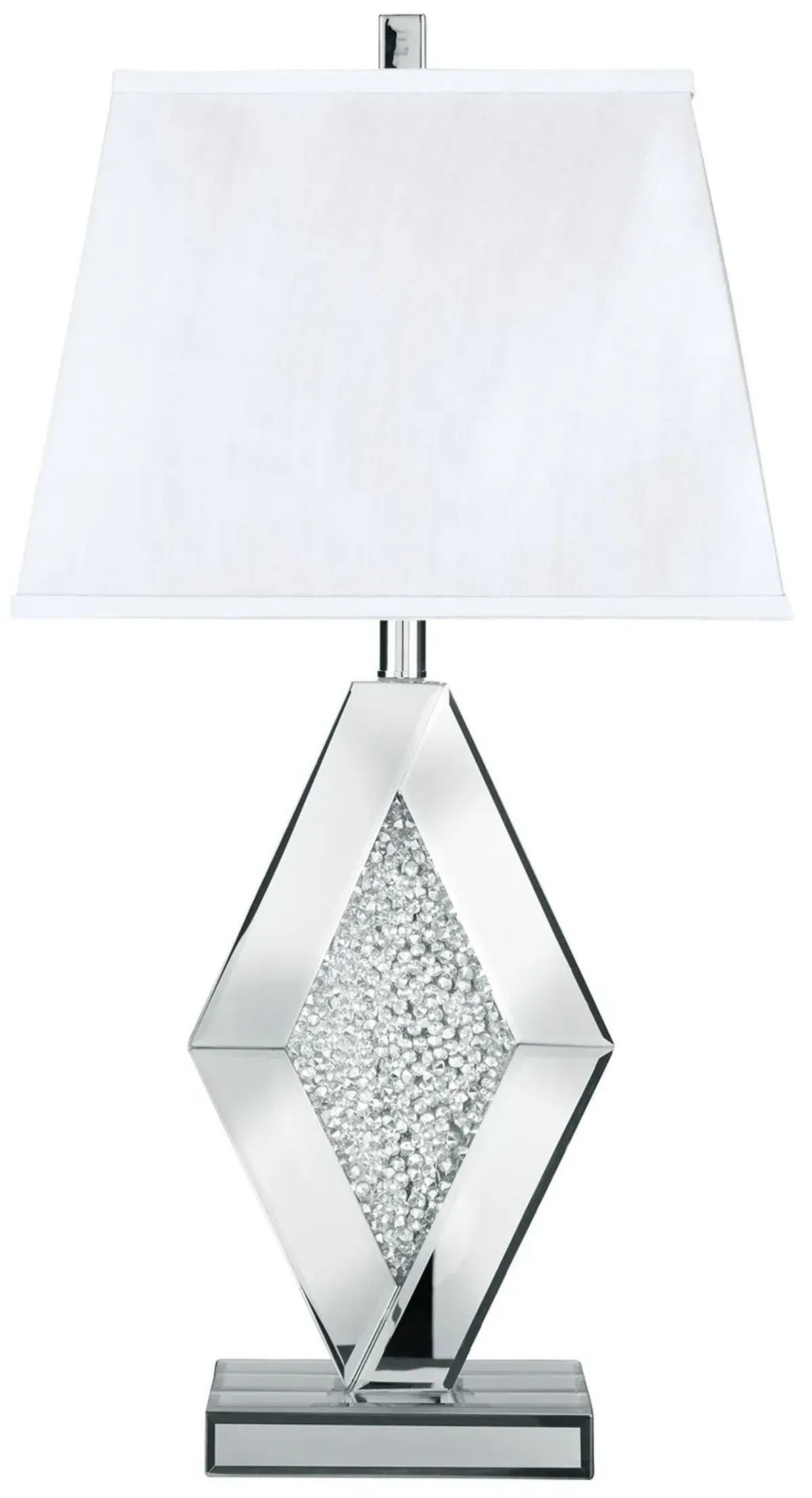 Prunella - Silver Finish - Mirror Table Lamp