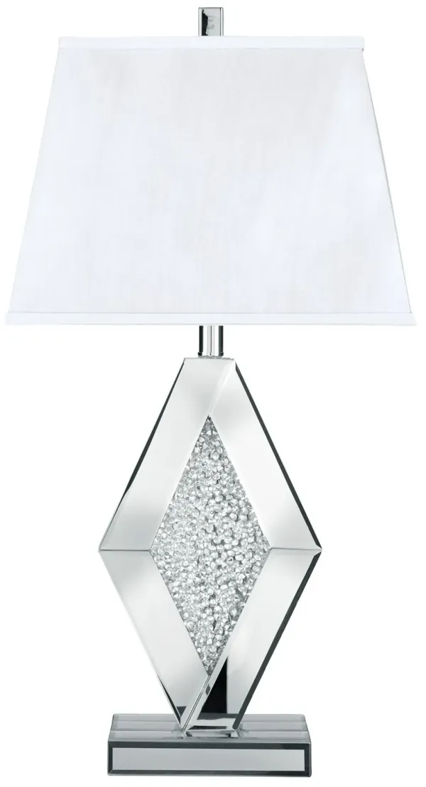 Prunella - Silver Finish - Mirror Table Lamp