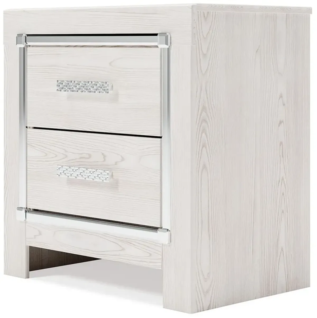 Altyra - White - Two Drawer Night Stand