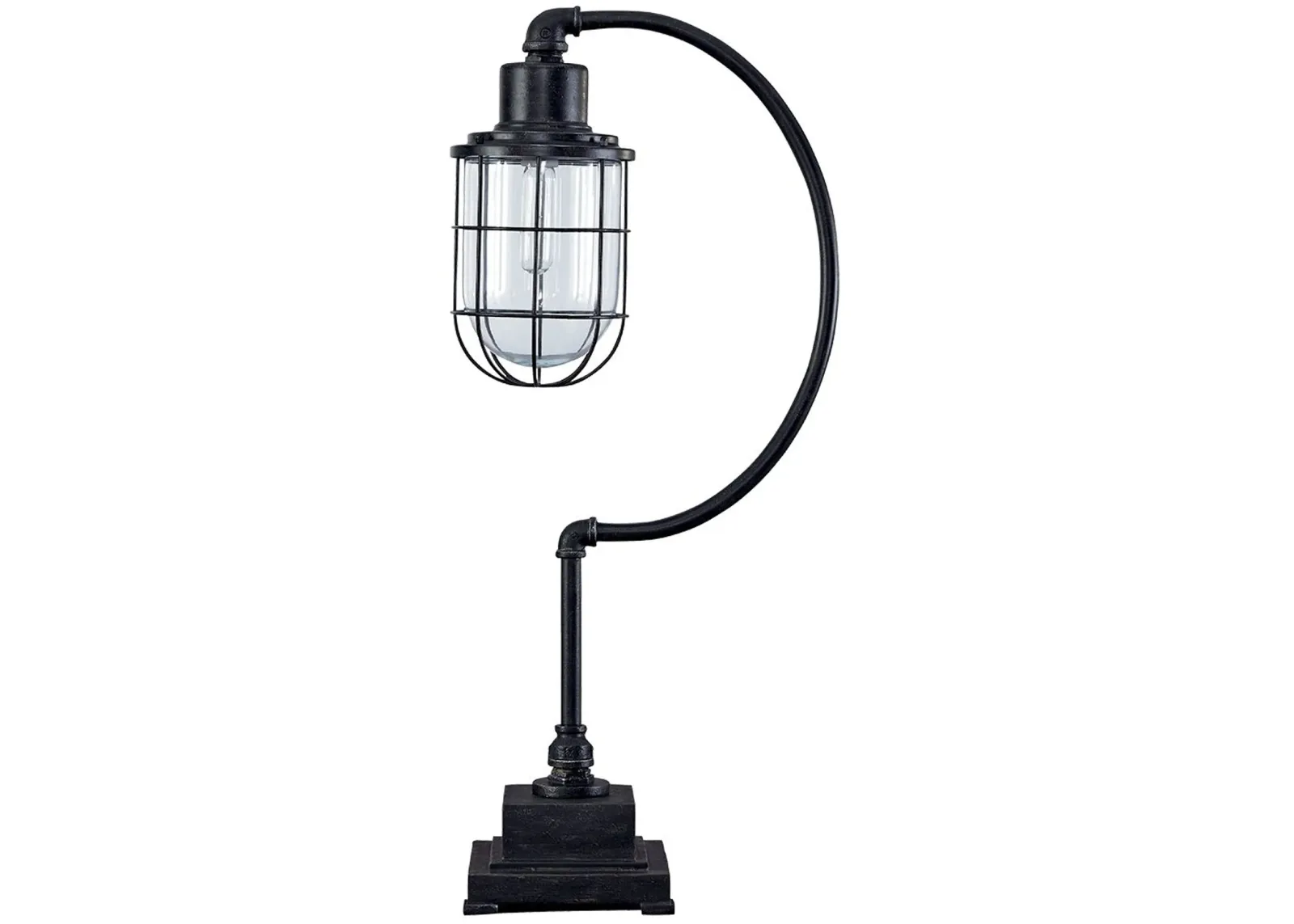 Jae - Antique Black - Metal Desk Lamp