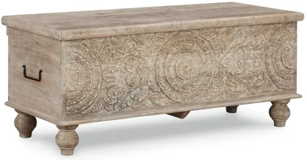 Fossil Ridge - Storage Bench - Beige