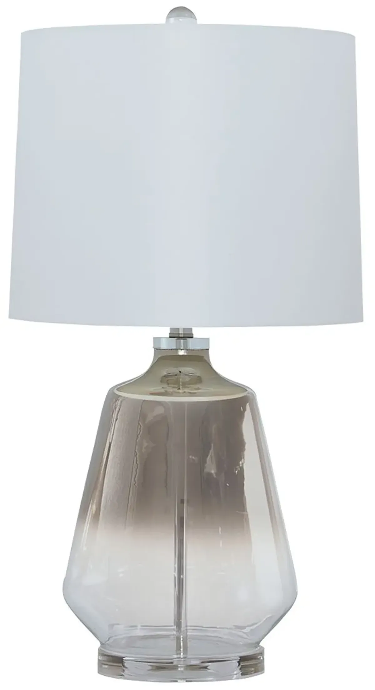 Jaslyn - Pearl Silver Finish - Glass Table Lamp