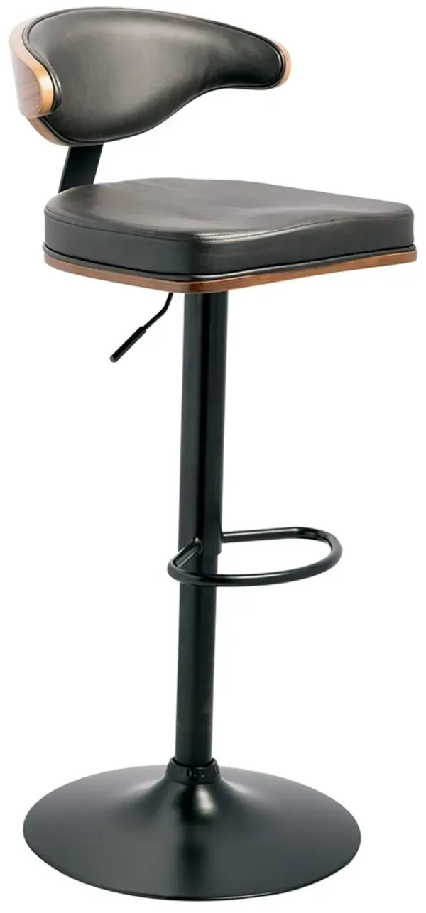Bellatier - Brown / Black - Tall UPH Swivel Barstool