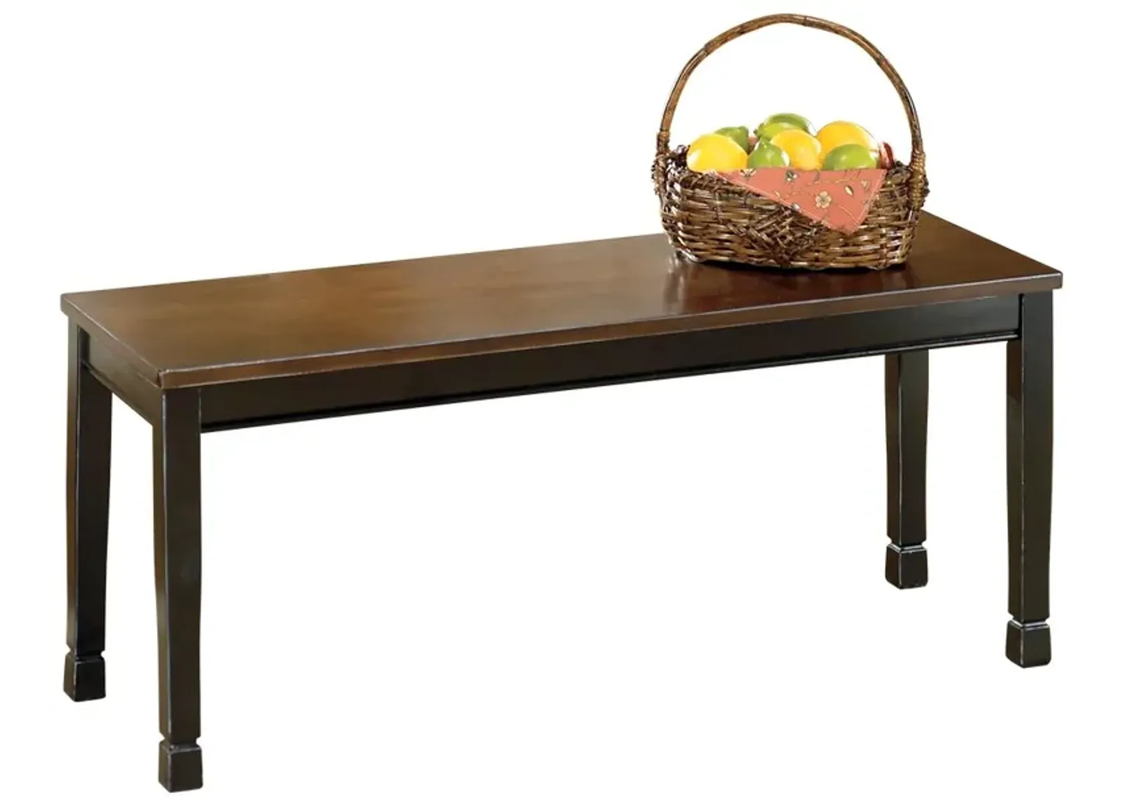 Owingsville - Black / Brown - Large Dining Room Bench