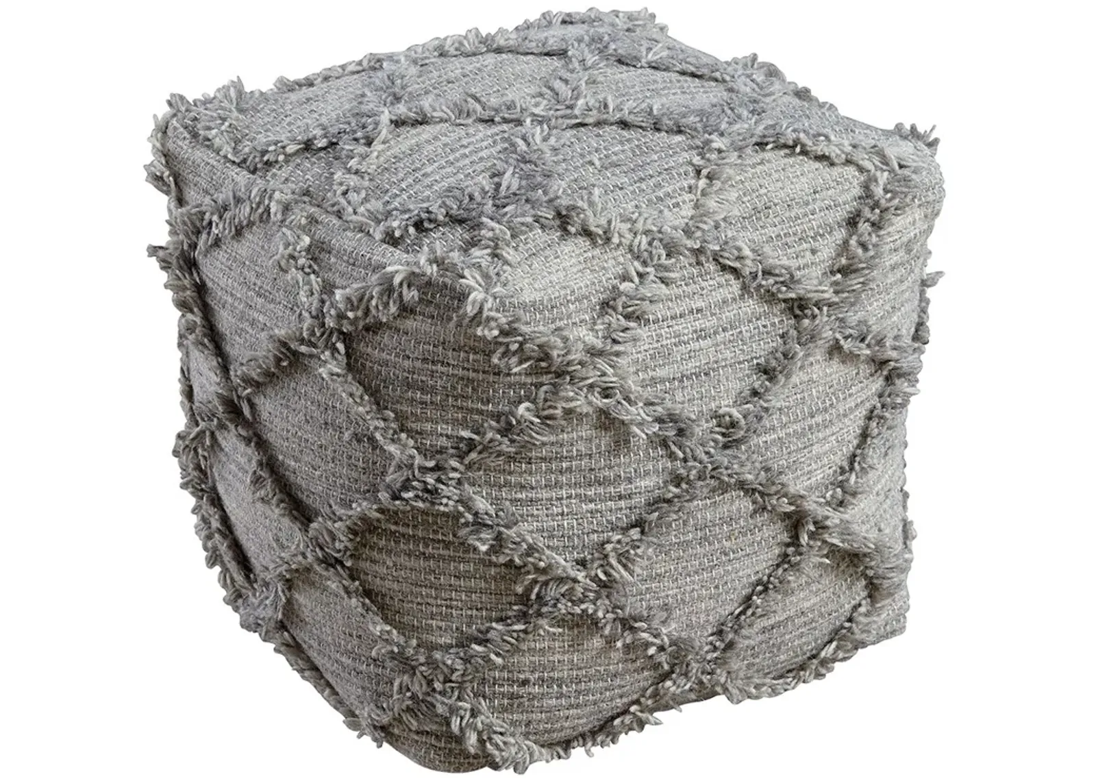 Adelphie - Gray - Pouf