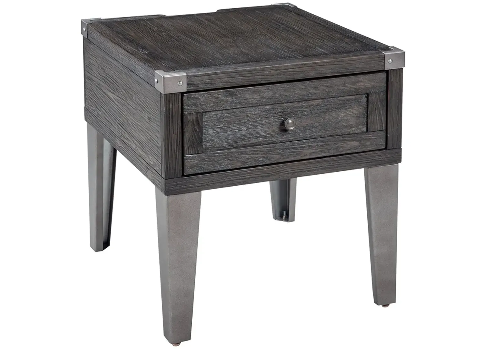 Todoe - Dark Gray - Rectangular End Table