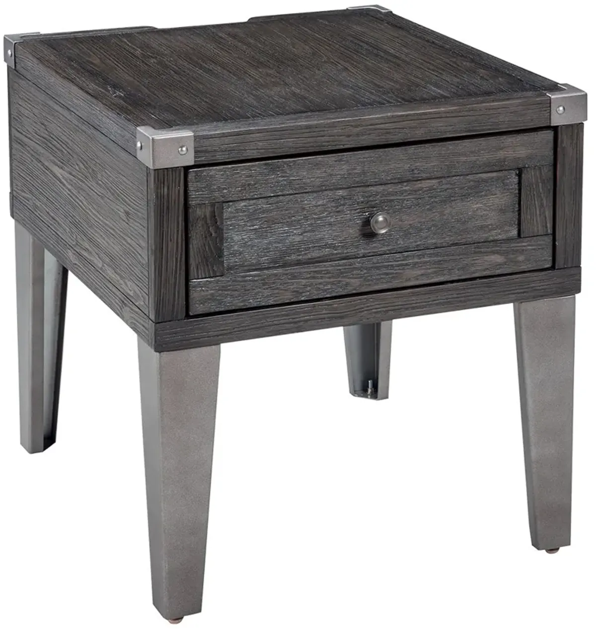 Todoe - Dark Gray - Rectangular End Table