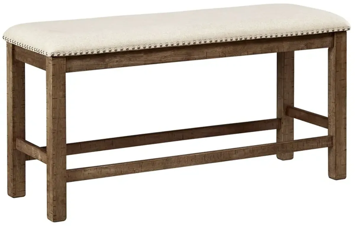 Moriville - Beige - Double Uph Bench