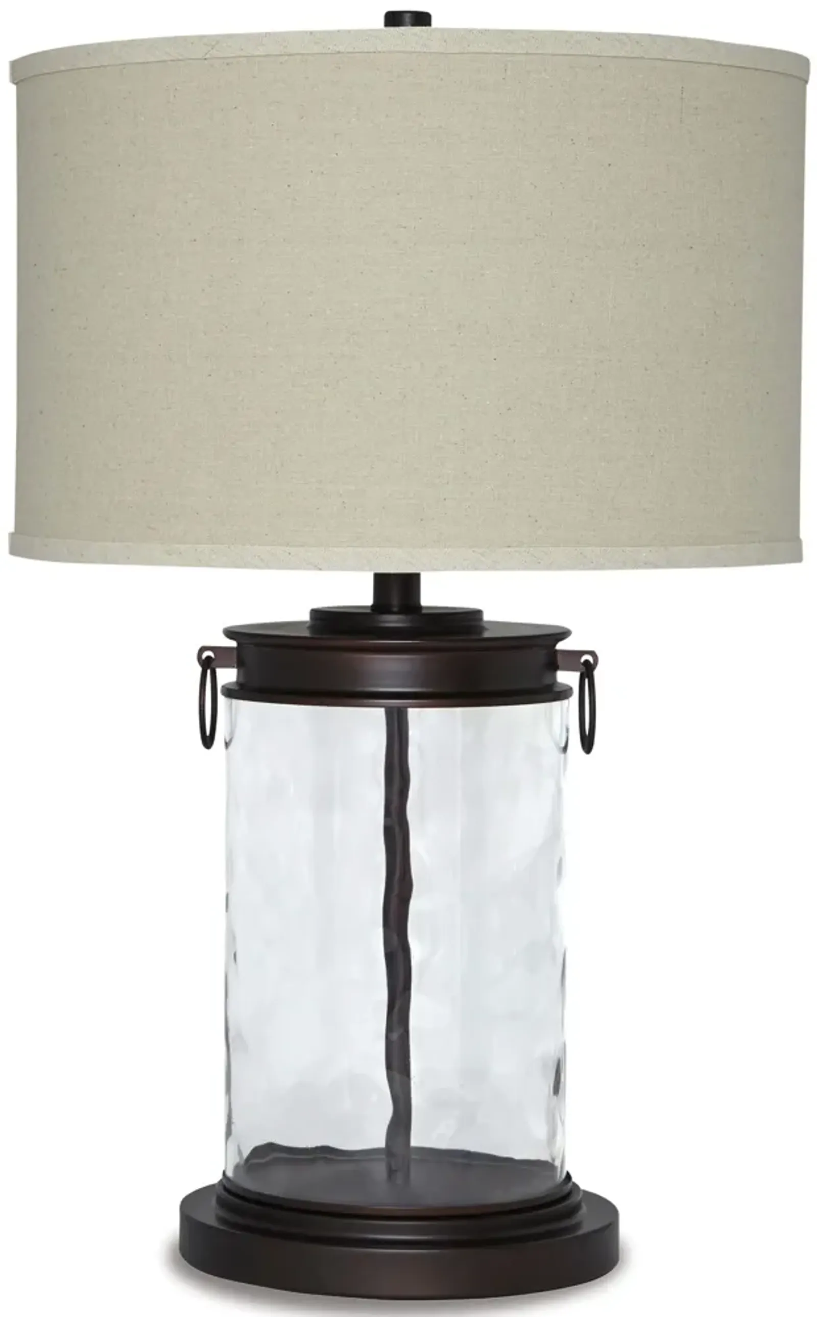 Tailynn - Clear / Bronze Finish - Glass Table Lamp