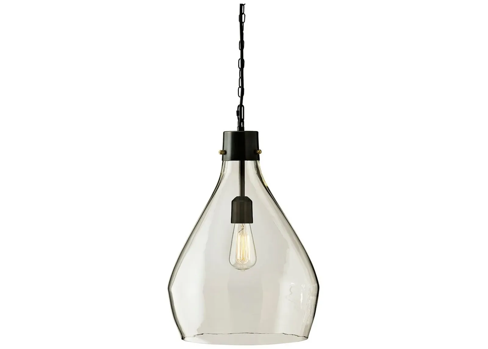 Avalbane - Clear / Gray - Glass Pendant Light