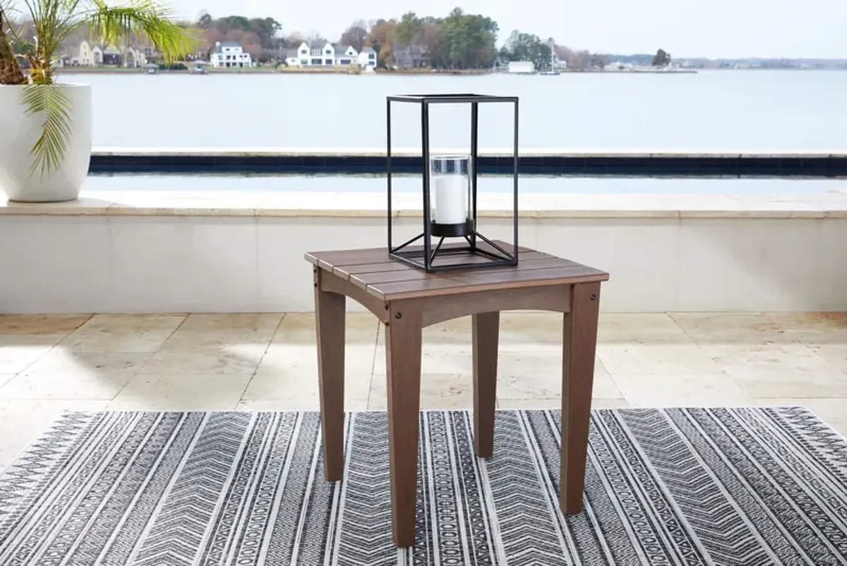 Emmeline - Brown - Square End Table