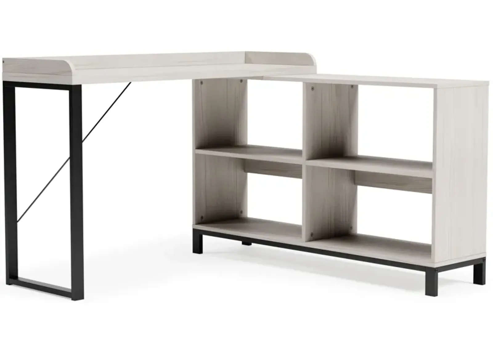 Bayflynn - White / Black - L-desk