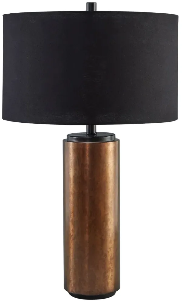 Hildry - Antique Brass Finish - Metal Table Lamp