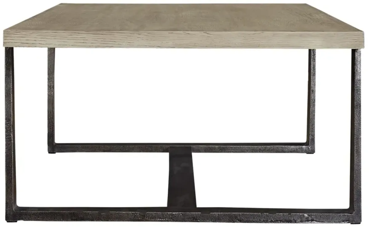 Dalenville - Gray - Rectangular Cocktail Table