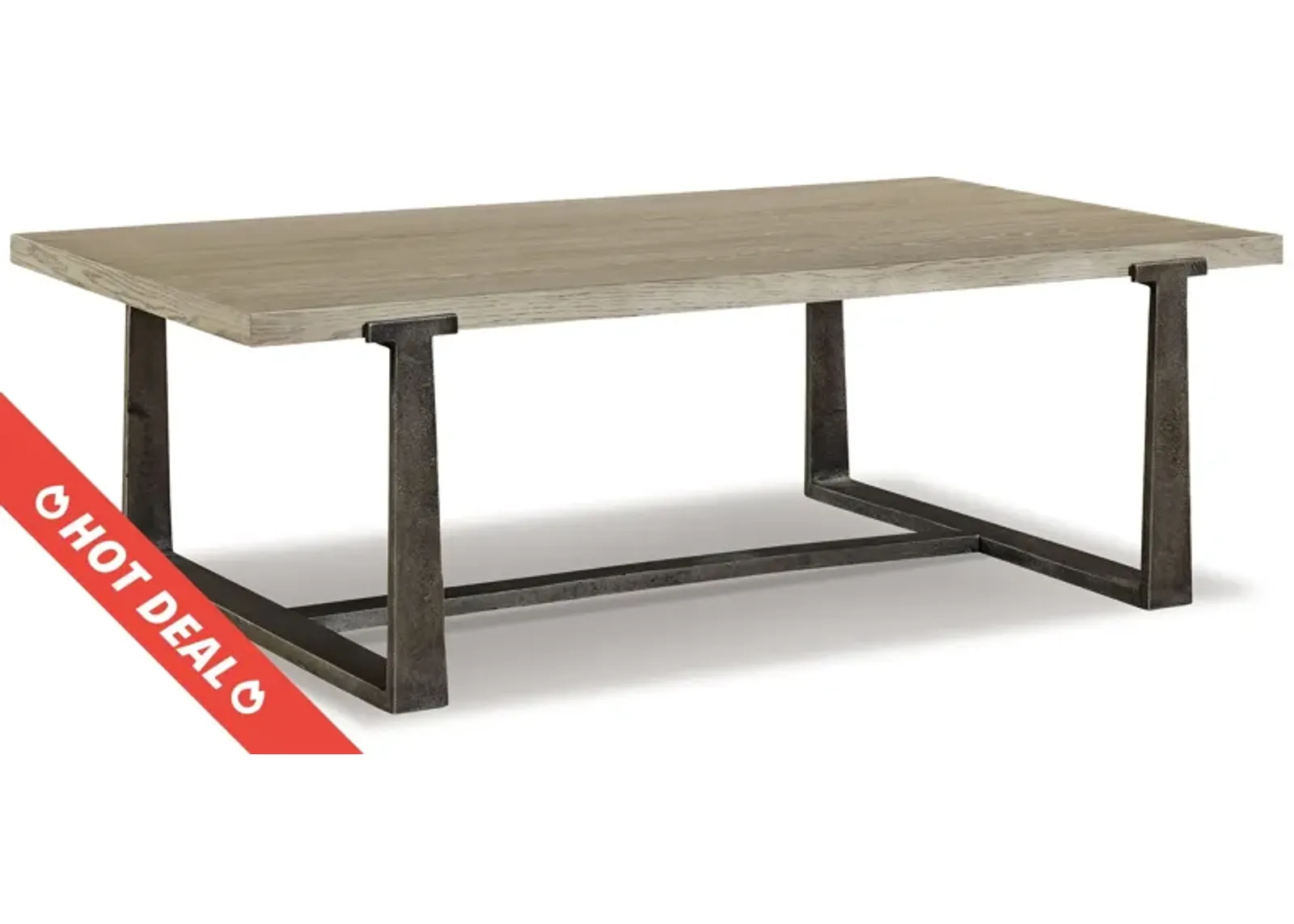 Dalenville - Gray - Rectangular Cocktail Table