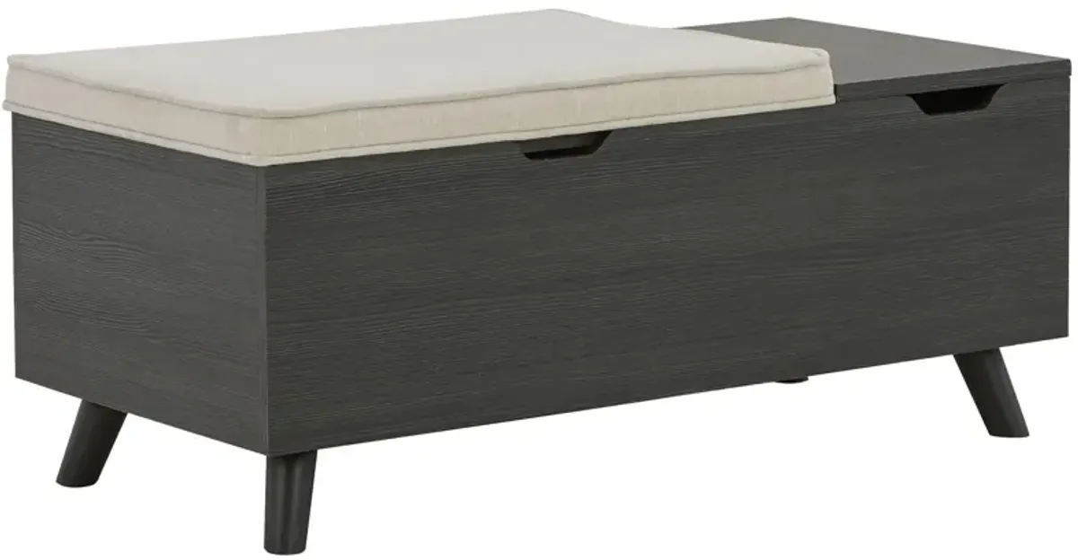 Yarlow - Dark Gray - Storage Bench