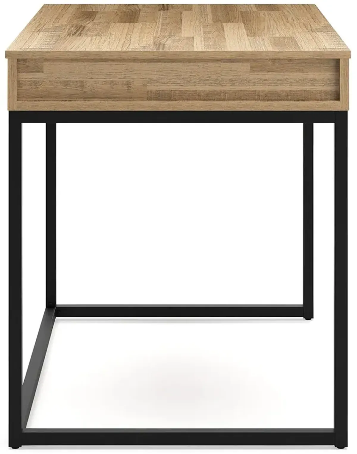 Gerdanet - Light Brown / Black - Home Office Lift Top Desk