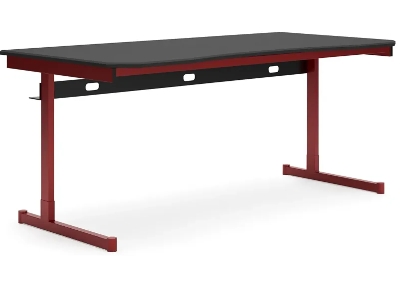 Lynxtyn - Red / Black - Home Office Desk