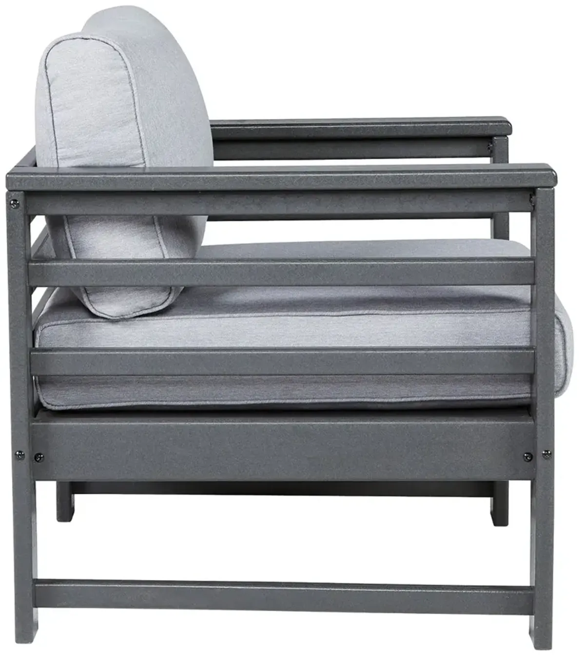 Amora - Charcoal Gray - Lounge Chair W/Cushion (Set of 2)