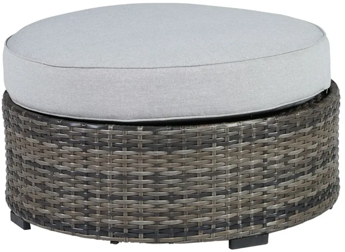 Harbor Court - Gray - Ottoman with Cushion