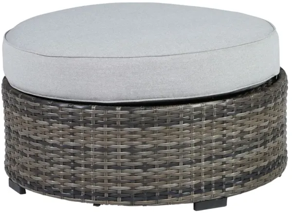 Harbor Court - Ottoman with Cushion - Gray