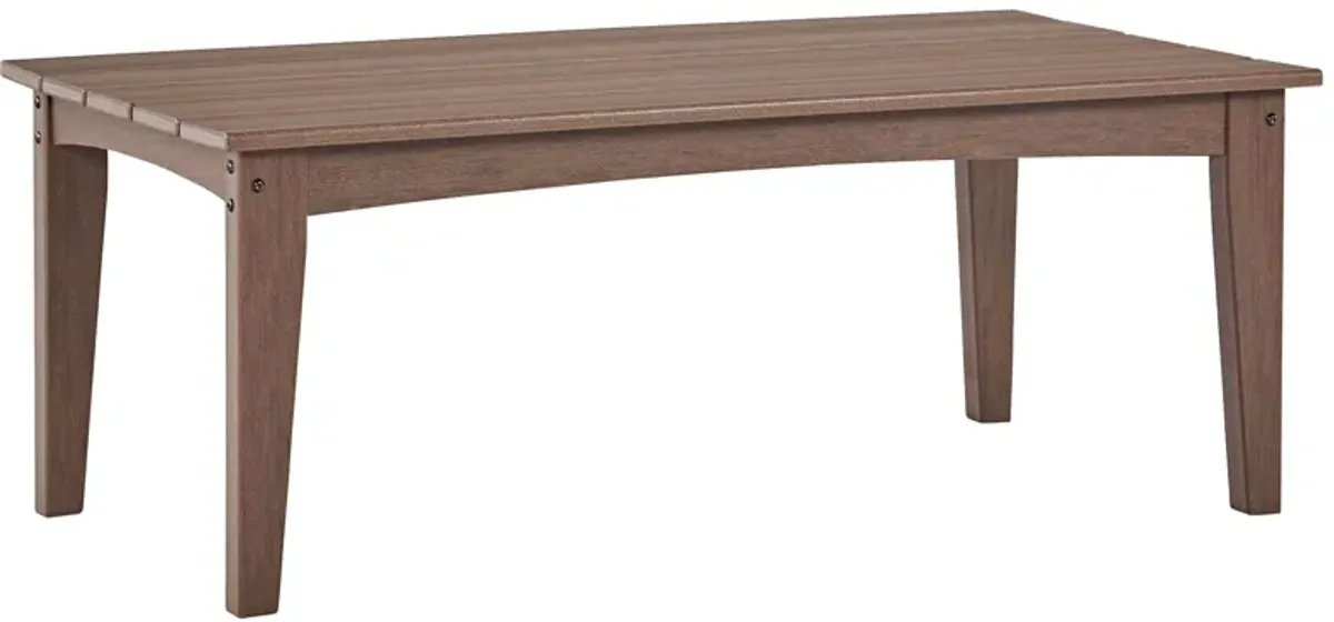 Emmeline - Brown - Rectangular Cocktail Table