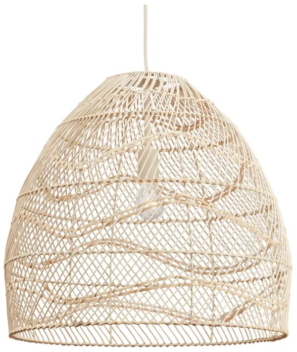 Coenbell - Beige - Rattan Pendant Light