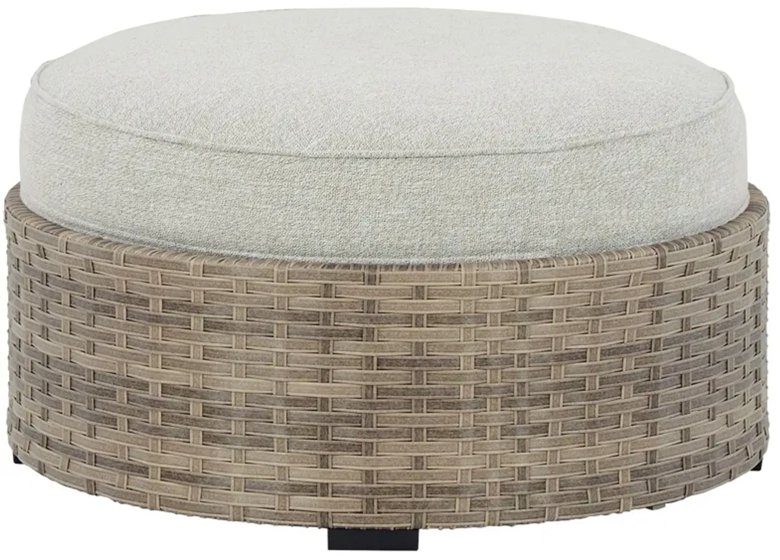 Calworth - Beige - Ottoman With Cushion