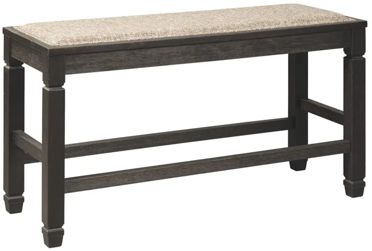 Tyler - Antique Black - Dbl Counter Uph Bench