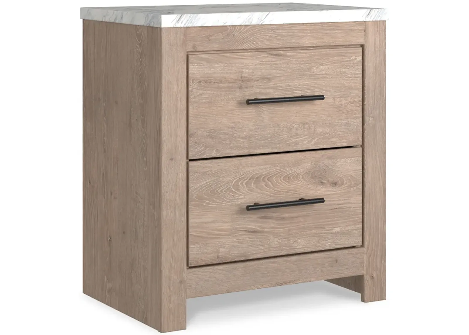 Senniberg - Light Brown - Two Drawer Night Stand