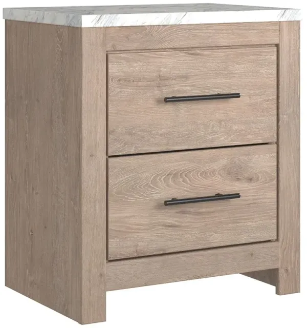 Senniberg - Light Brown - Two Drawer Night Stand