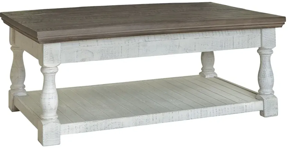 Havalance - Gray / White - Lift Top Cocktail Table