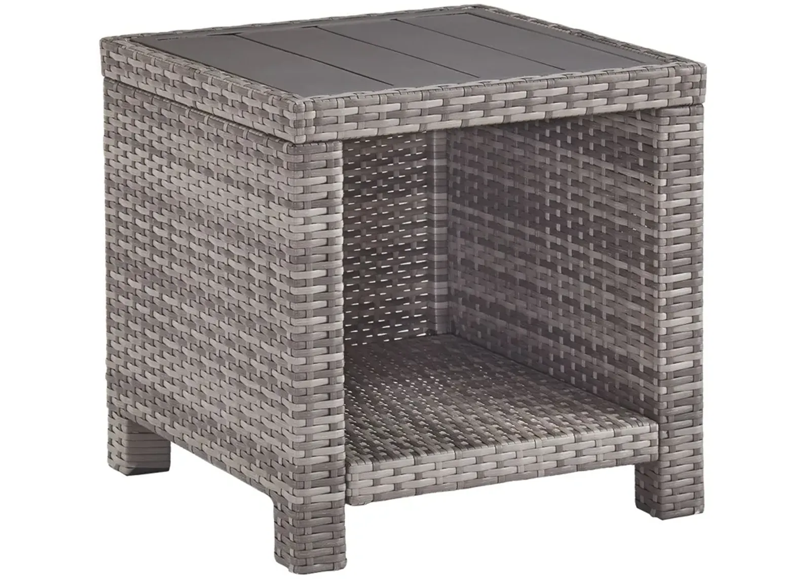 Salem - Gray - Square End Table