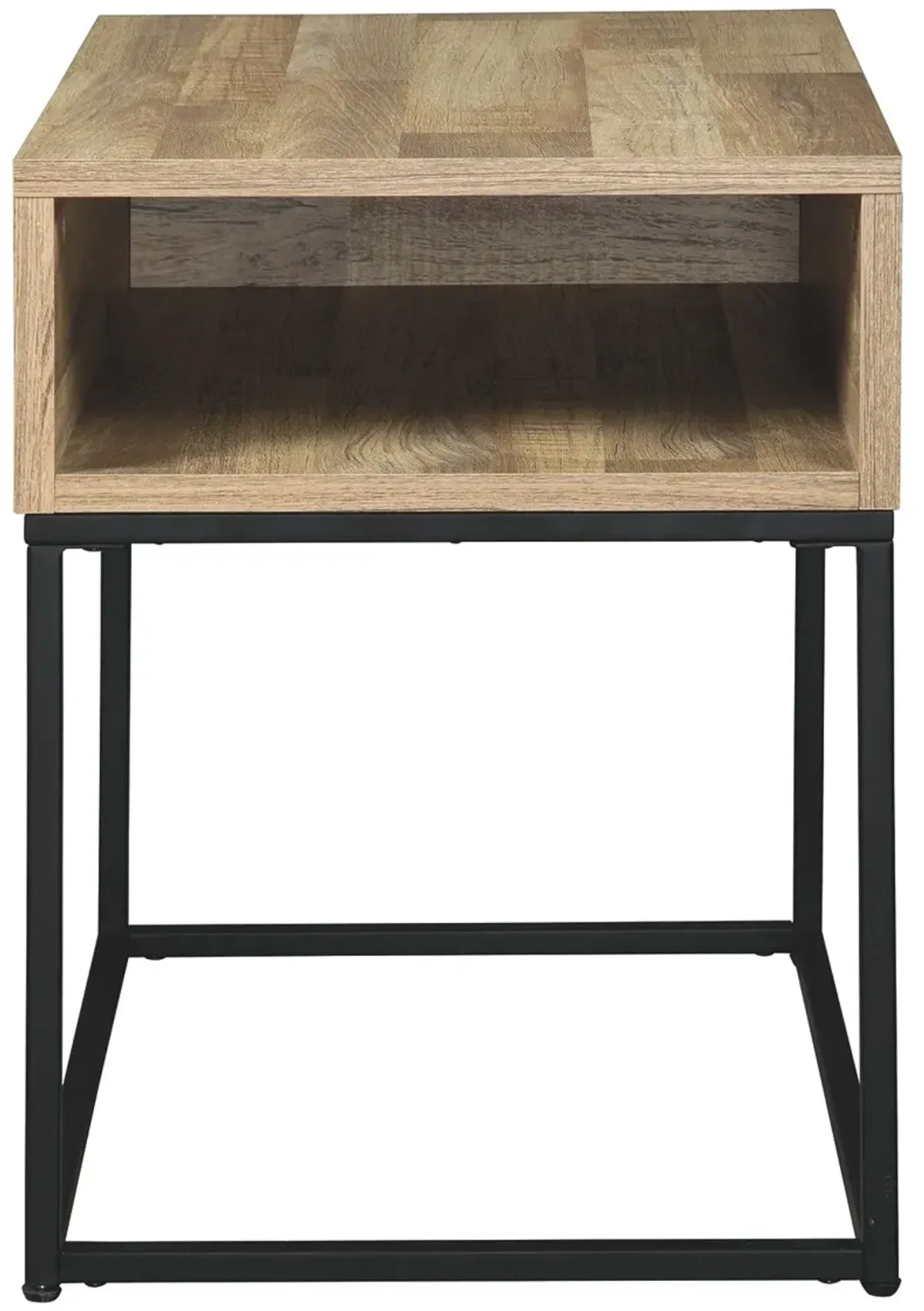 Gerdanet - Natural - Rectangular End Table