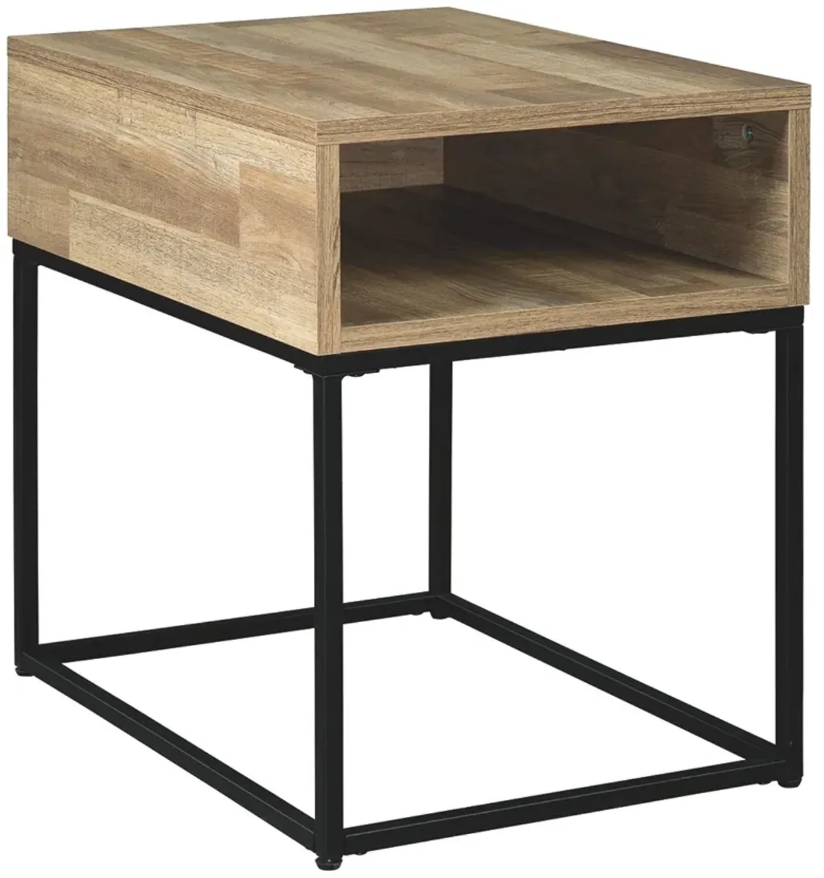 Gerdanet - Natural - Rectangular End Table