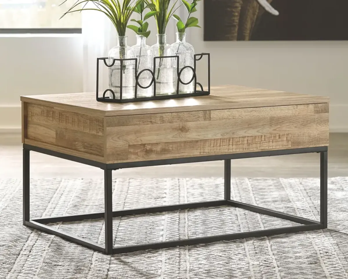 Gerdanet - Natural - Lift Top Cocktail Table