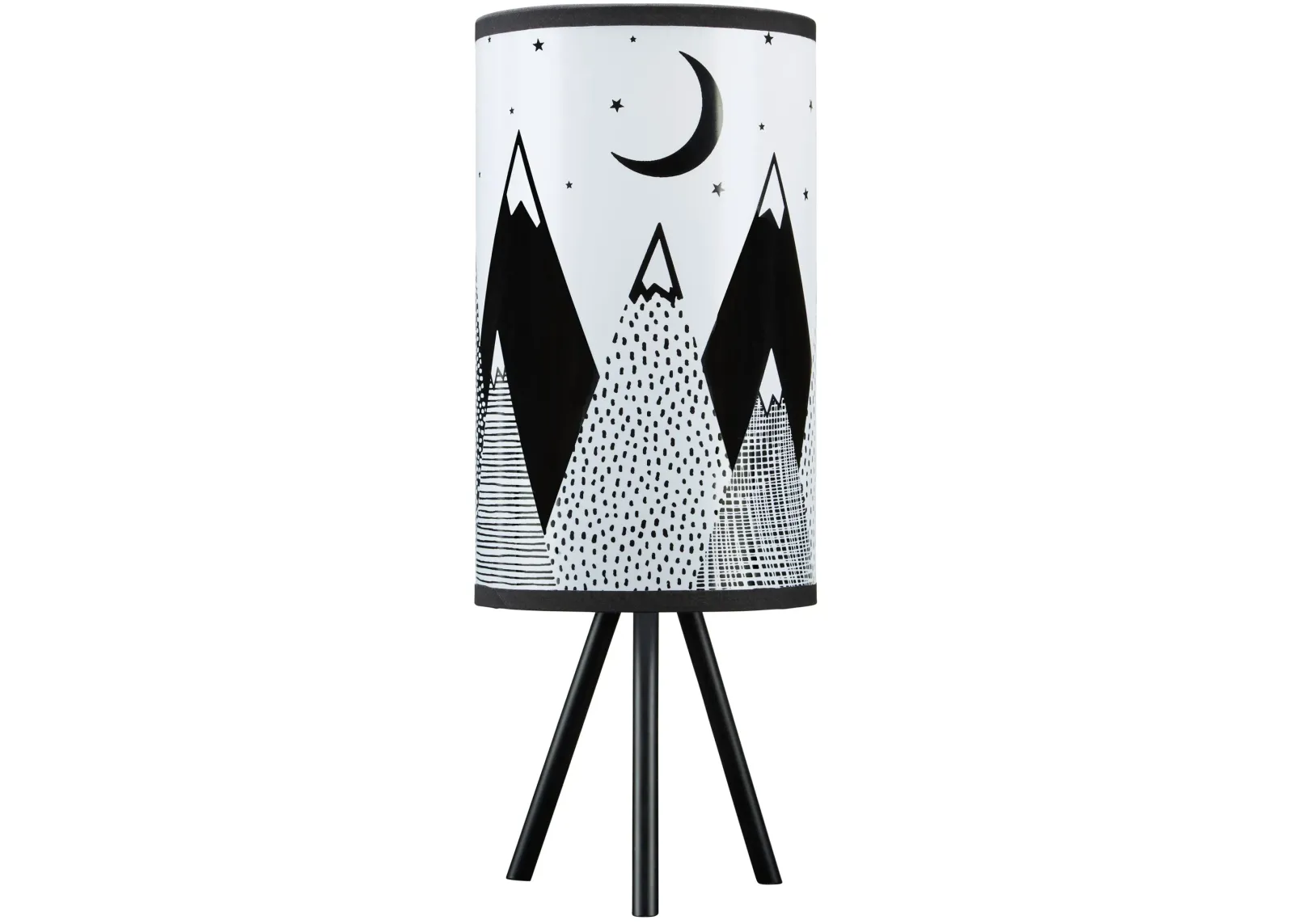 Manu - White / Black - Metal Table Lamp