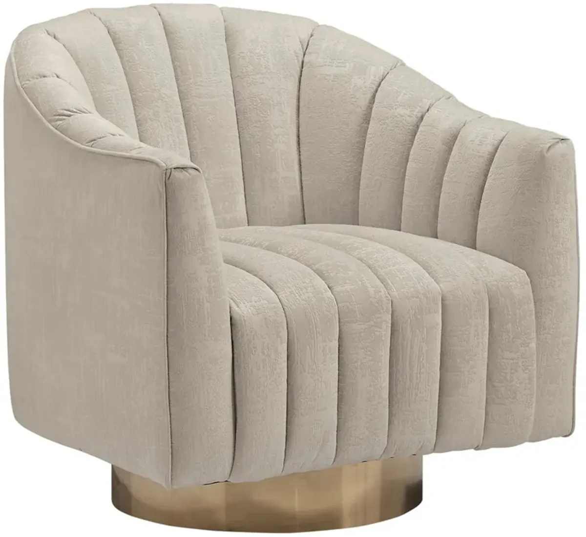 Penzlin - Pearl - Swivel Accent Chair