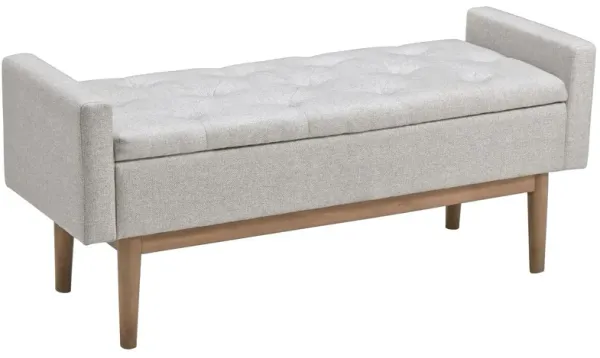 Briarson - Storage Bench - Beige / Brown