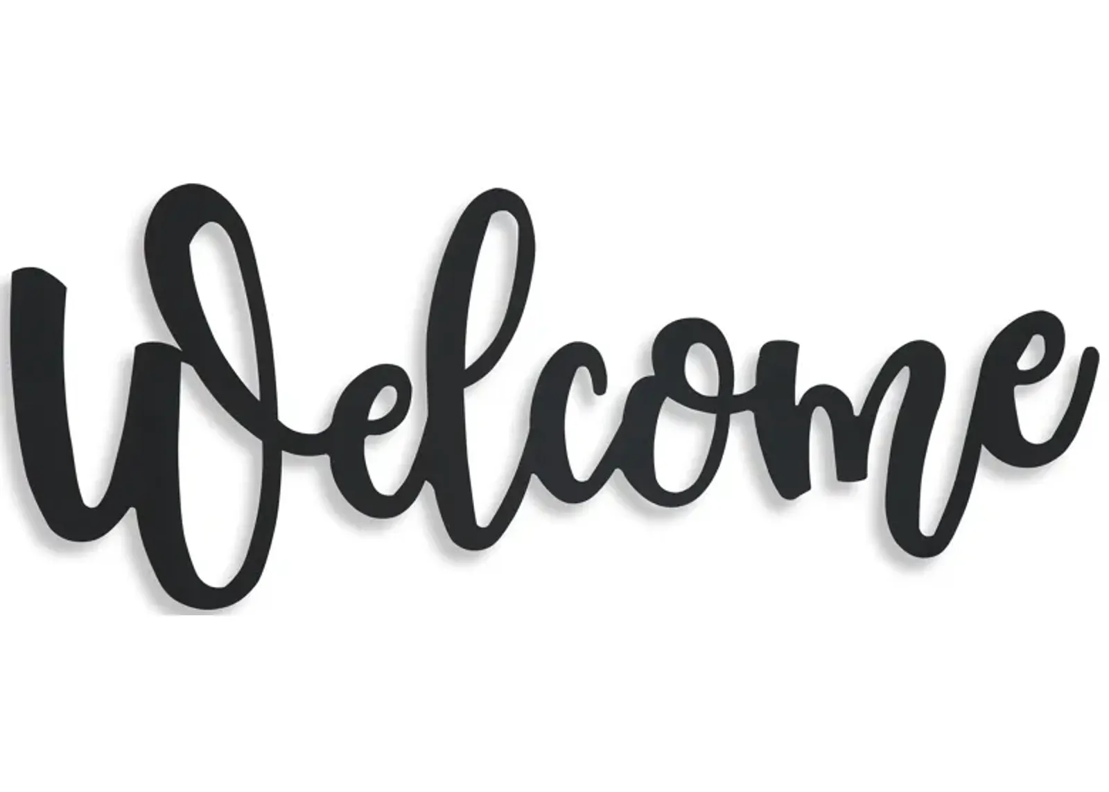 Emalee - Black - Wall Decor - Welcome