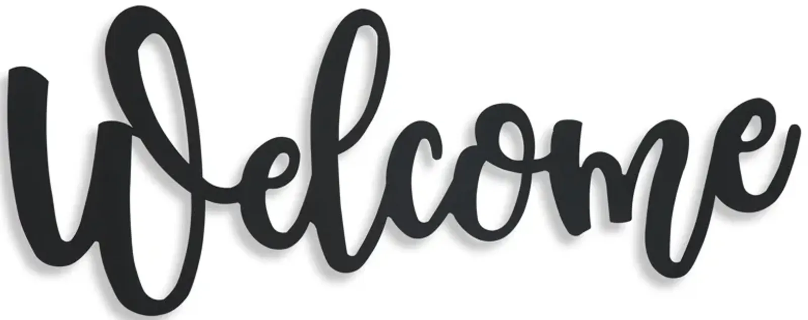 Emalee - Black - Wall Decor - Welcome