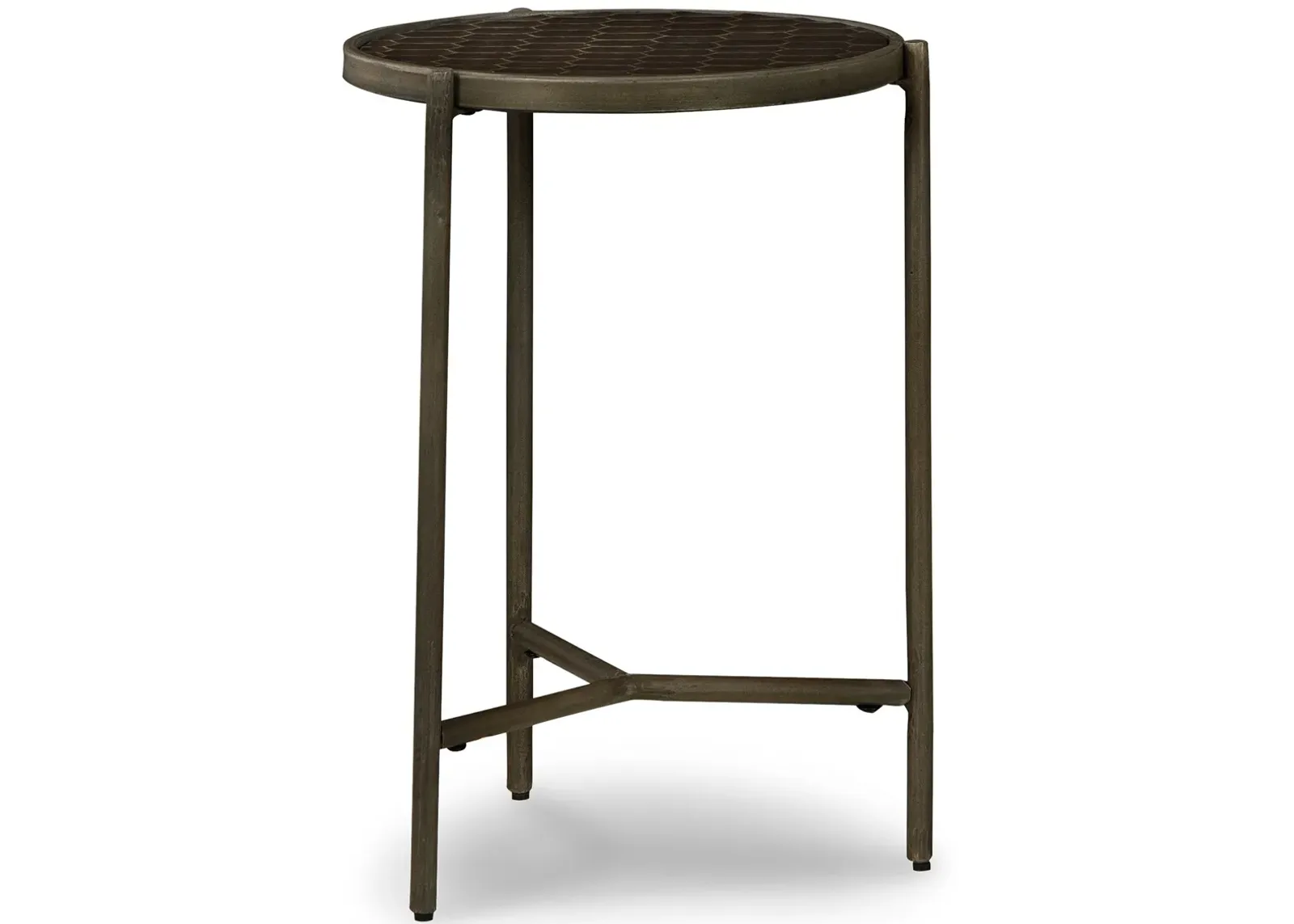 Doraley - Brown / Gray - Round Side End Table