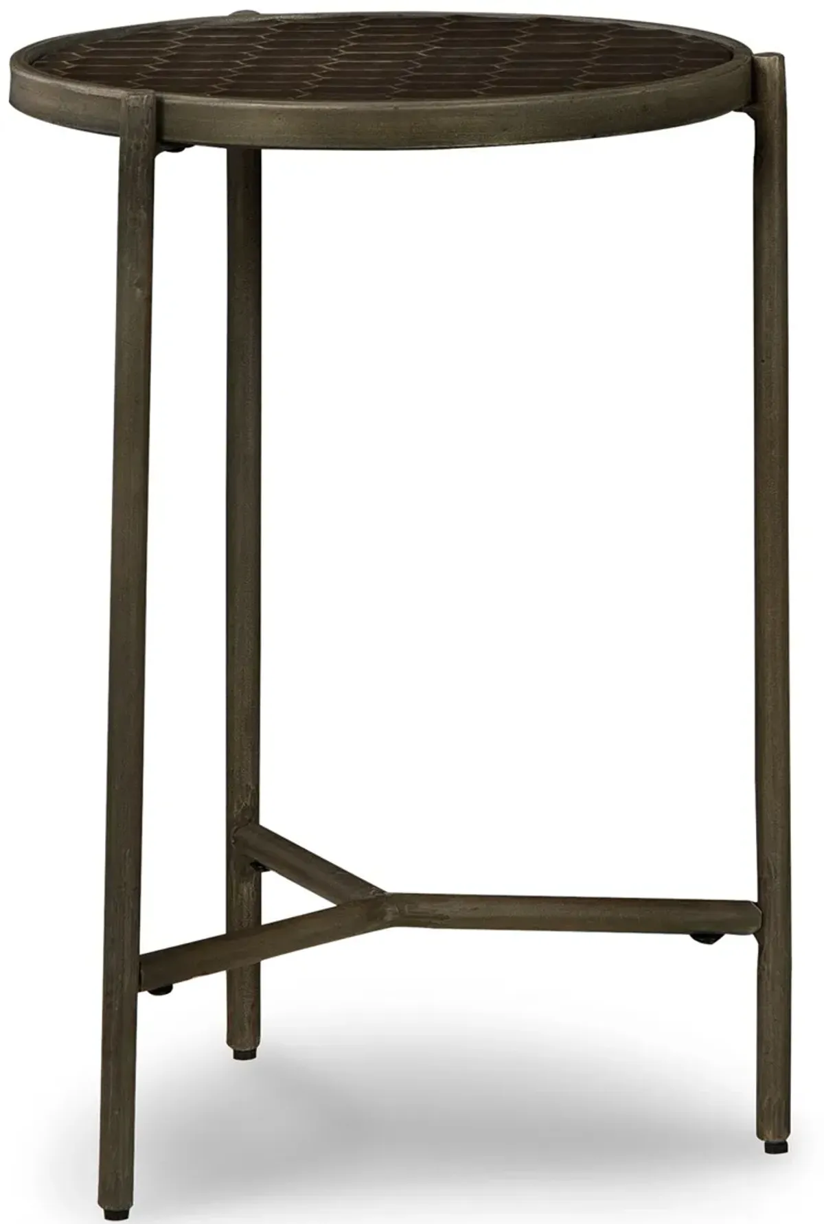 Doraley - Brown / Gray - Round Side End Table