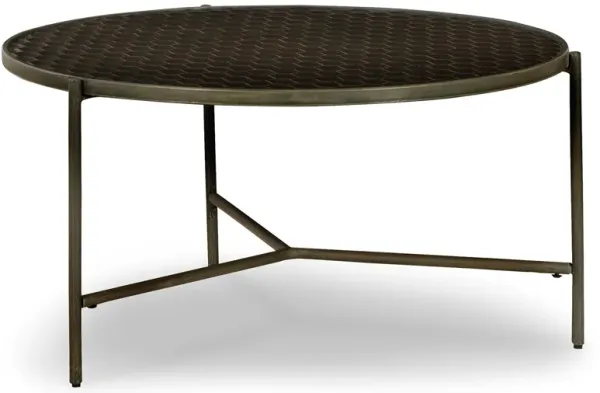 Doraley - Brown / Gray - Round Cocktail Table