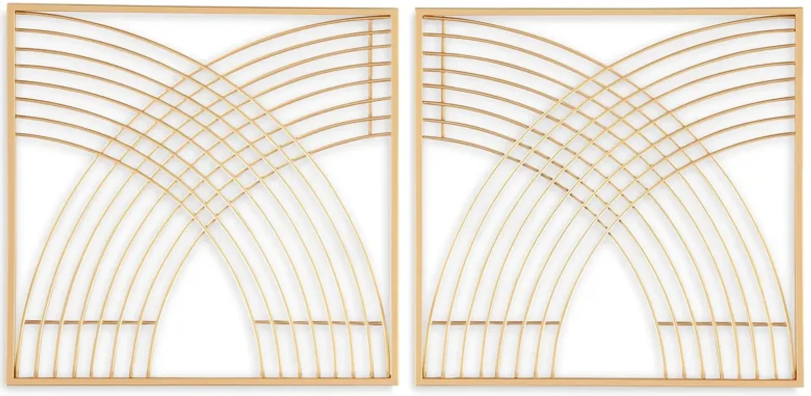 Dalkins - Gold Finish - Wall Decor Set (Set of 2)