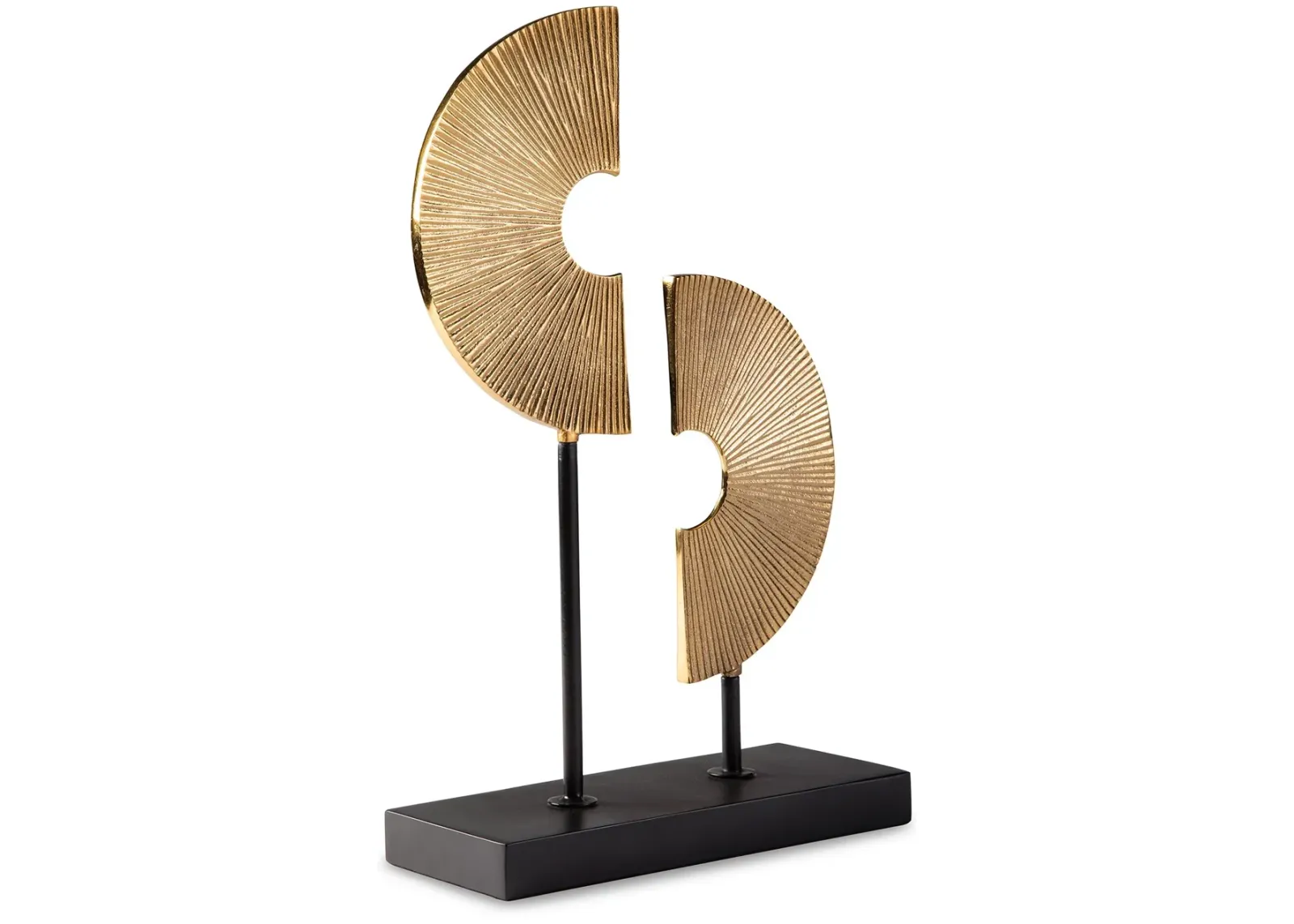 Berrnette - Gold Finish / Black - Sculpture