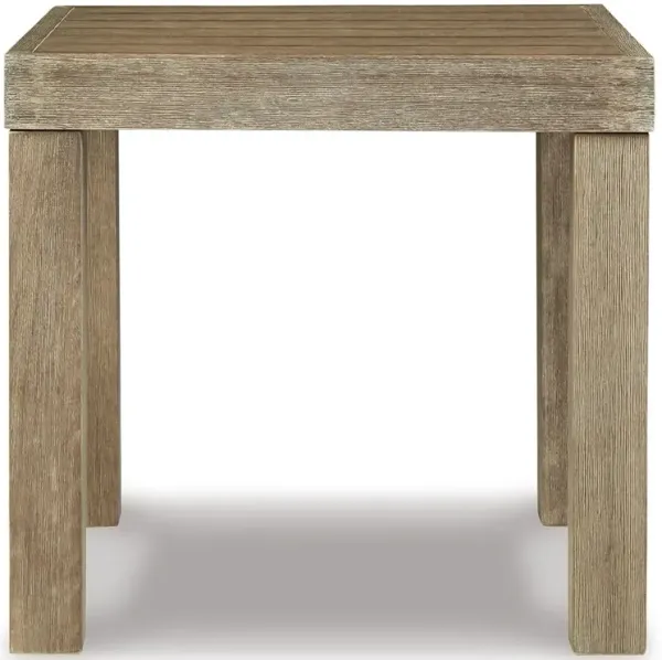 Silo Point - Square End Table - Brown