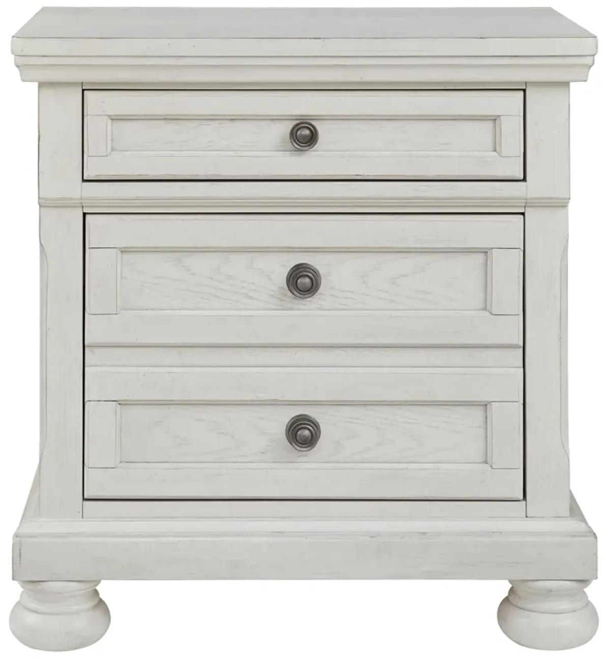 Robbinsdale - Antique White - Two Drawer Night Stand